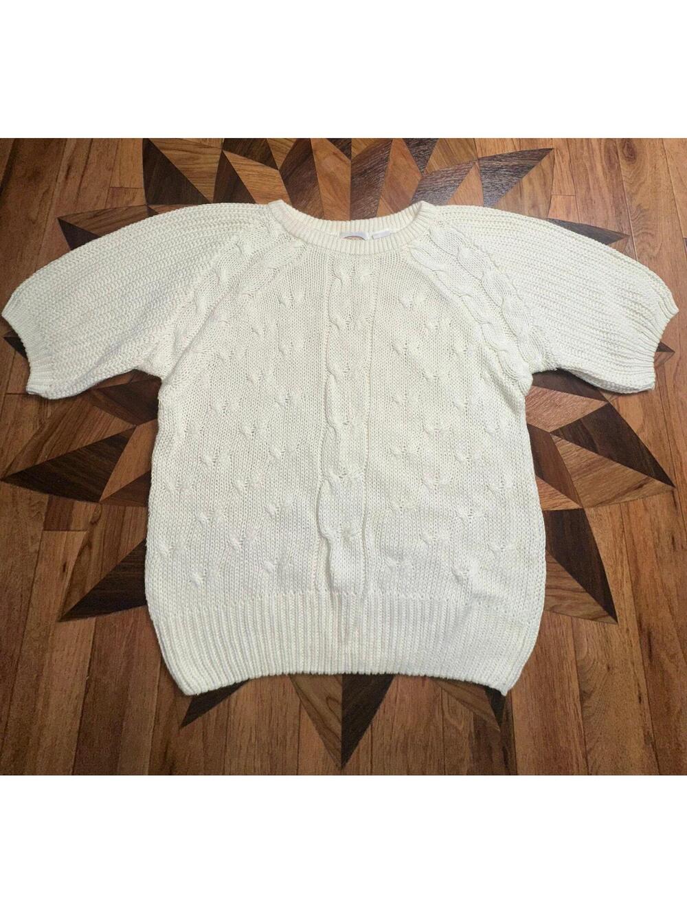 VTG Picket and Post Women’s Knit Sweater Size Large Cotton/Linen Blend